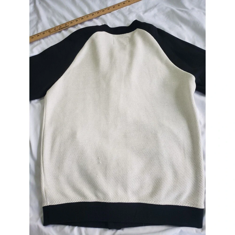 Scotch & Soda Black and White Bomber Jacket - Picture 10 of 14